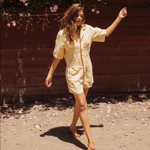 Christy Dawn Prem Jumper in Buttercup | Size L | NWOT - Picture 2 of 4